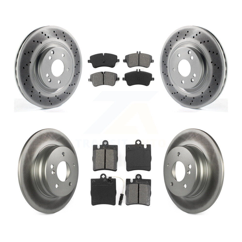 Transit Auto KGS-100970 Disc Brake Kit for 2004 Mercedes-Benz C320 - Front and Rear