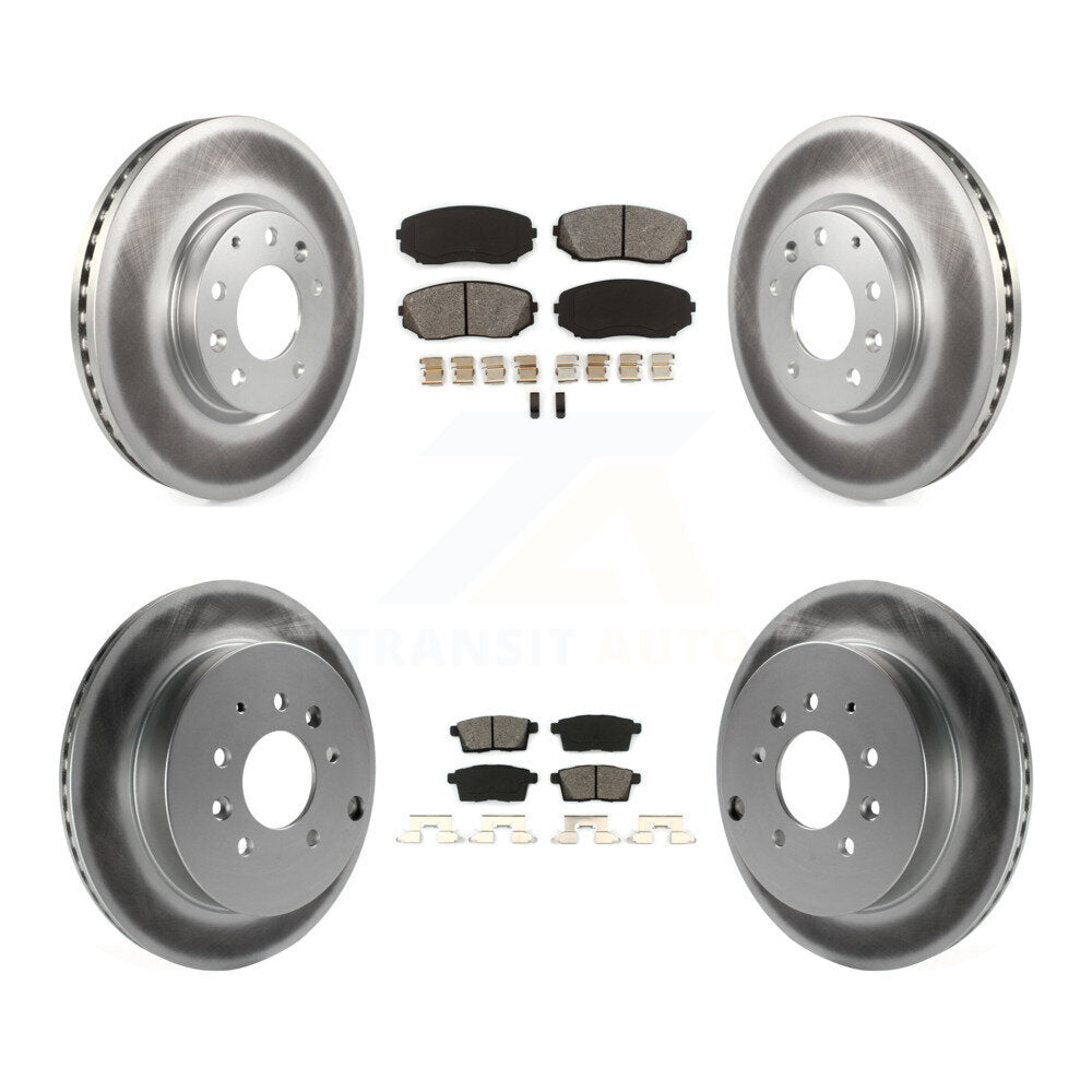 Transit Auto KGS-100971 Disc Brake Kit for 2007-2012 Ford Edge, Lincoln MKX, Mazda CX-7 - Front and Rear
