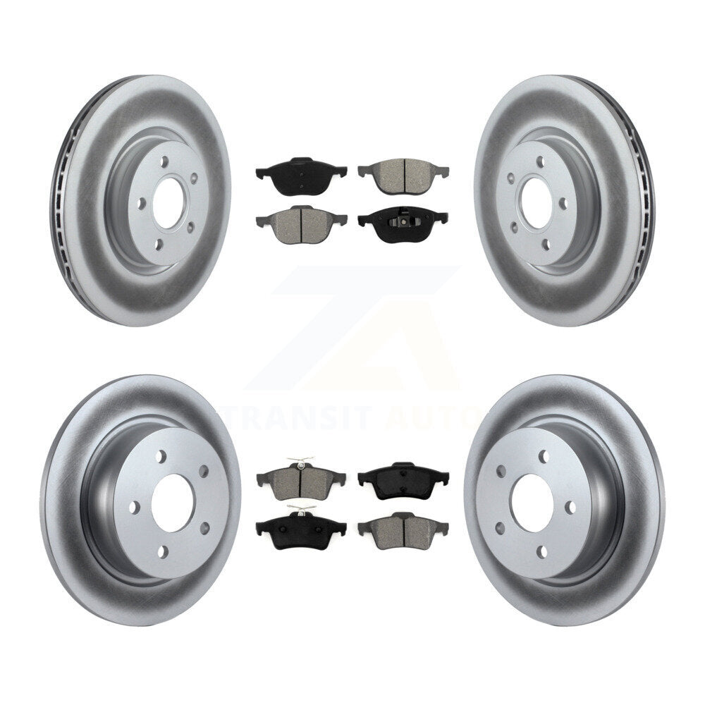 Transit Auto KGS-100974 Disc Brake Kit for 2014 Ford Transit Connect - Front and Rear