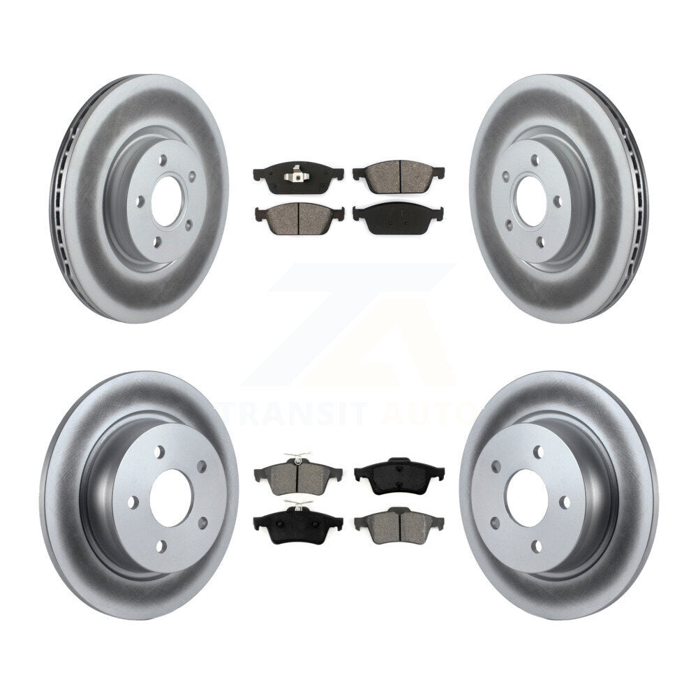 Transit Auto KGS-100975 Disc Brake Kit for 2013-2018 Ford Transit Connect, Ford Escape - Front and Rear