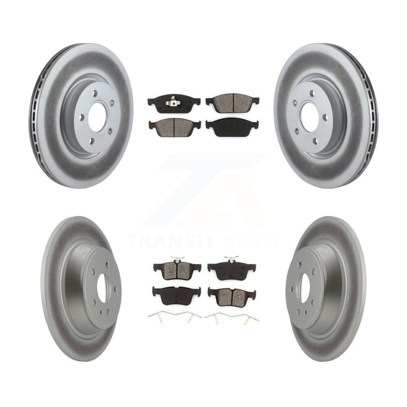 Transit Auto KGS-100976 Disc Brake Kit for 2017-2019 Lincoln MKC, Ford Escape - Front and Rear