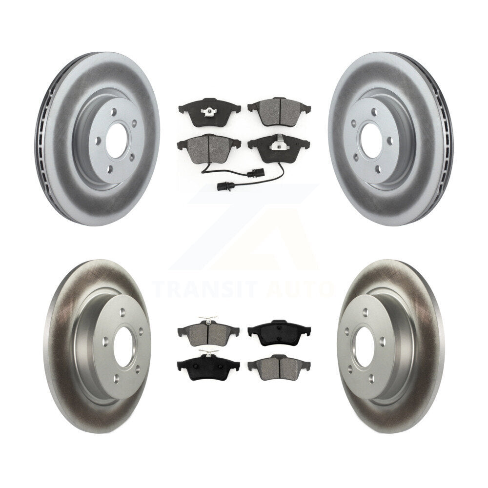 Transit Auto KGS-100977 Disc Brake Kit for 2004-2013 Volvo C70, Volvo S40, Volvo V50 - Front and Rear