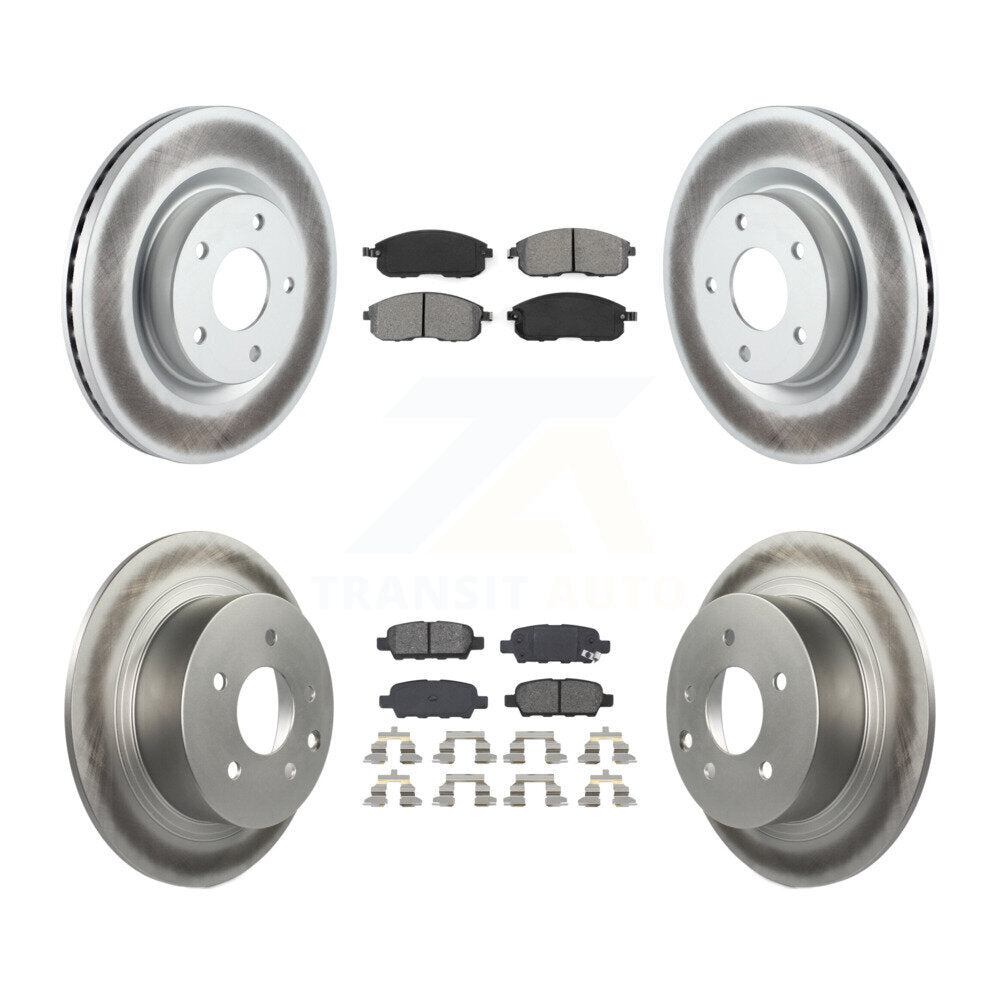 Transit Auto KGS-100978 Disc Brake Kit for 2007-2013 Nissan Altima - Front and Rear