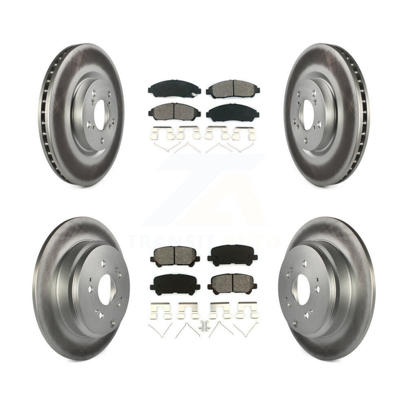 Transit Auto KGS-100979 Disc Brake Kit for 2007-2015 Acura ZDX, Honda Pilot, Acura MDX - Front and Rear