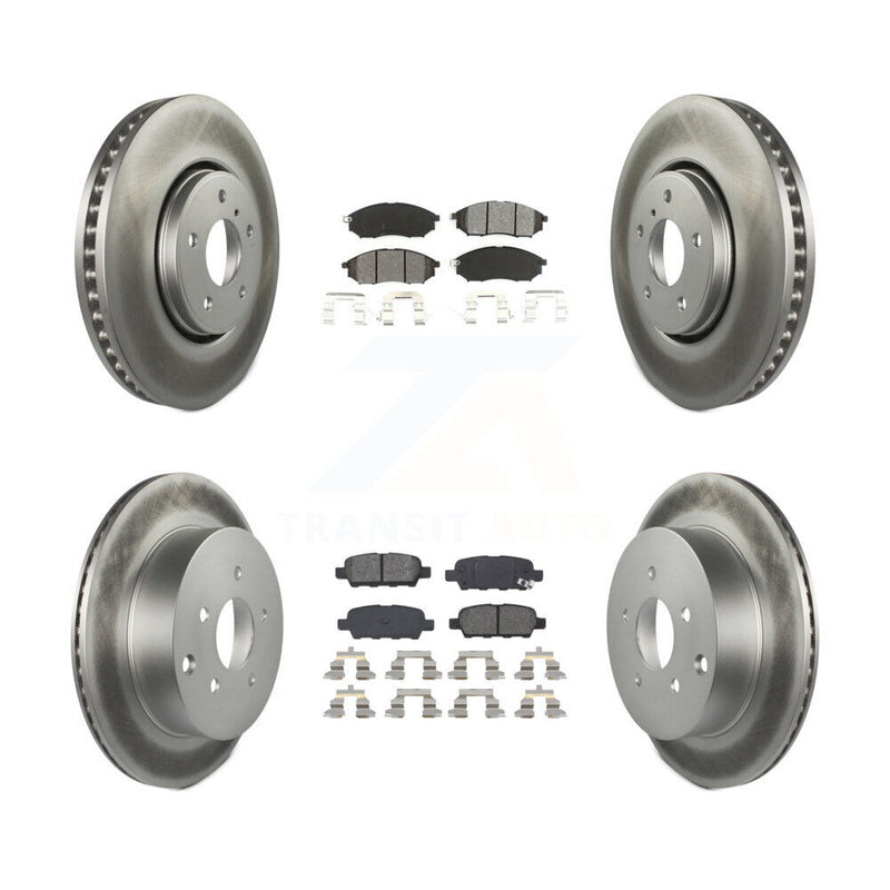 Transit Auto KGS-100980 Disc Brake Kit for 2006-2013 INFINITI FX37, INFINITI FX35, INFINITI FX45 - Front and Rear