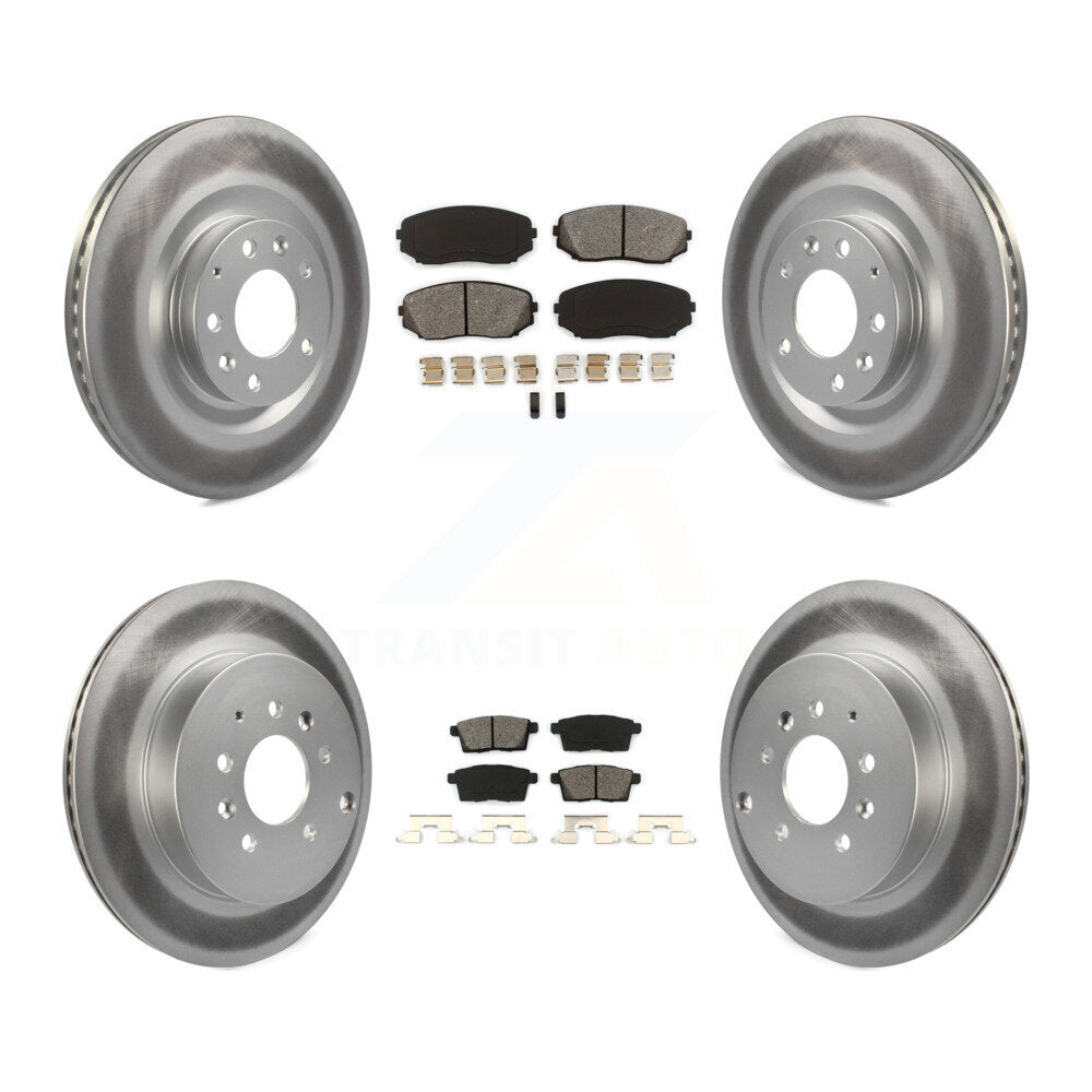 Transit Auto KGS-100983 Disc Brake Kit for 2007-2015 Mazda CX-9 - Front and Rear