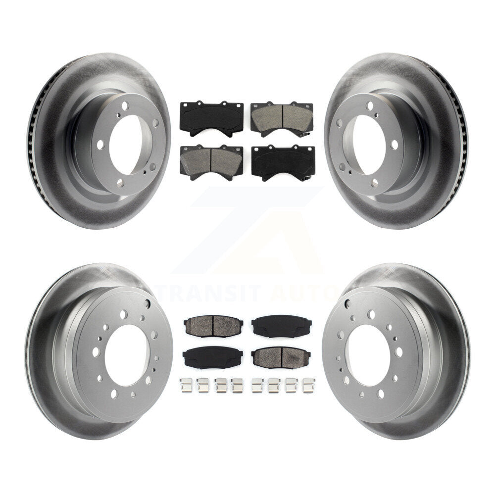 Transit Auto KGS-100984 Disc Brake Kit for 2007-2022 Toyota Land Cruiser, Lexus LX570 and More - Front and Rear