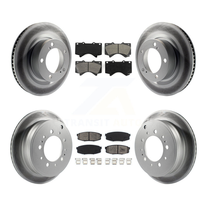 Transit Auto KGS-100984 Disc Brake Kit for 2007-2022 Toyota Land Cruiser, Lexus LX570 and More - Front and Rear