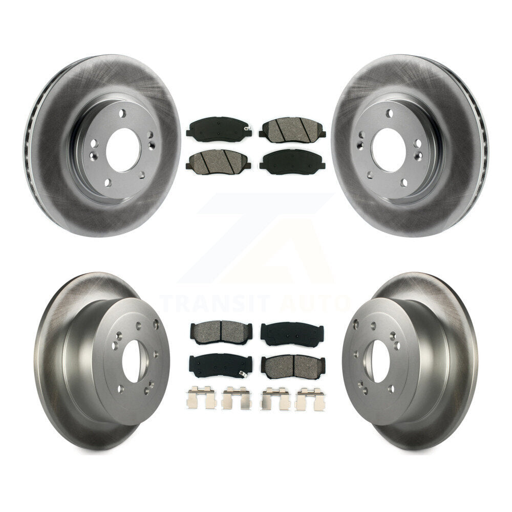 Transit Auto KGS-100989 Disc Brake Kit for 2007-2009 Hyundai Santa Fe - Front and Rear