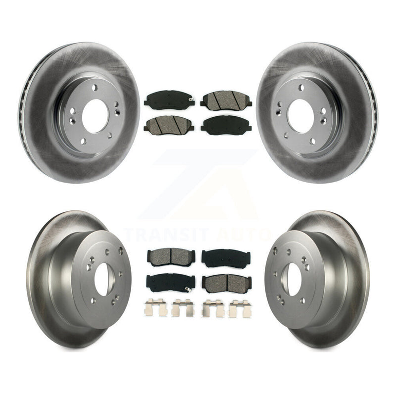 Transit Auto KGS-100989 Disc Brake Kit for 2007-2009 Hyundai Santa Fe - Front and Rear