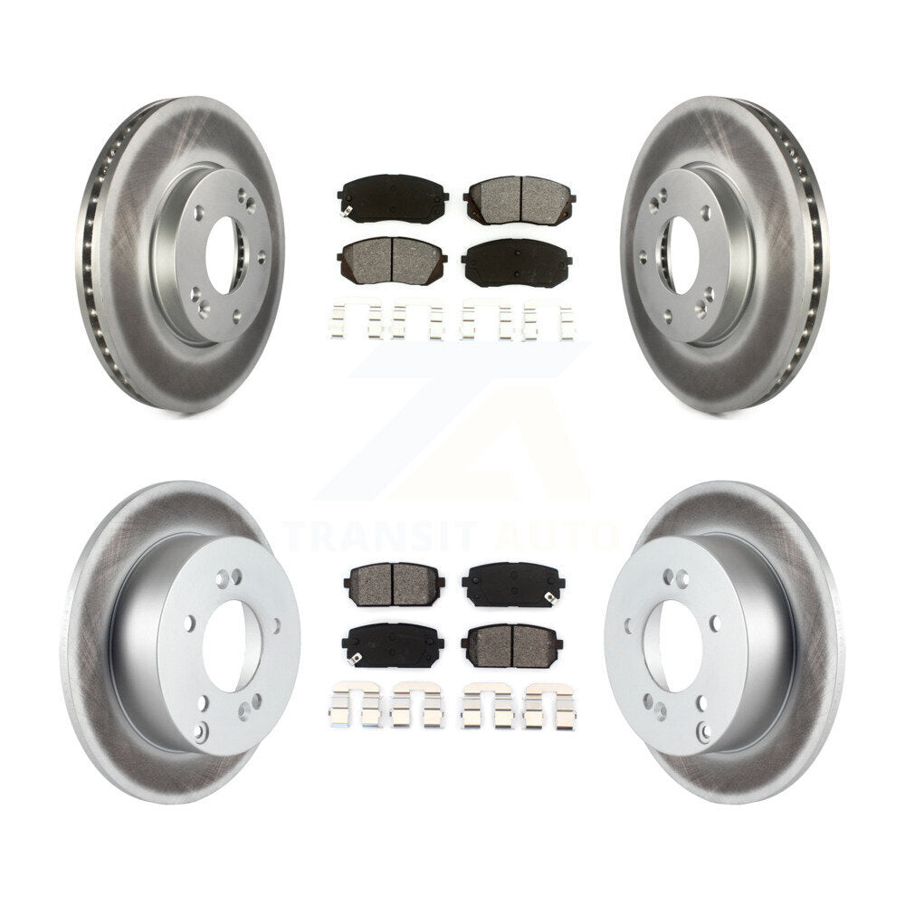 Transit Auto KGS-100990 Disc Brake Kit for 2007-2009 Kia Rondo - Front and Rear