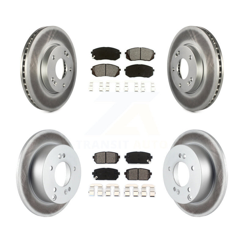 Transit Auto KGS-100990 Disc Brake Kit for 2007-2009 Kia Rondo - Front and Rear
