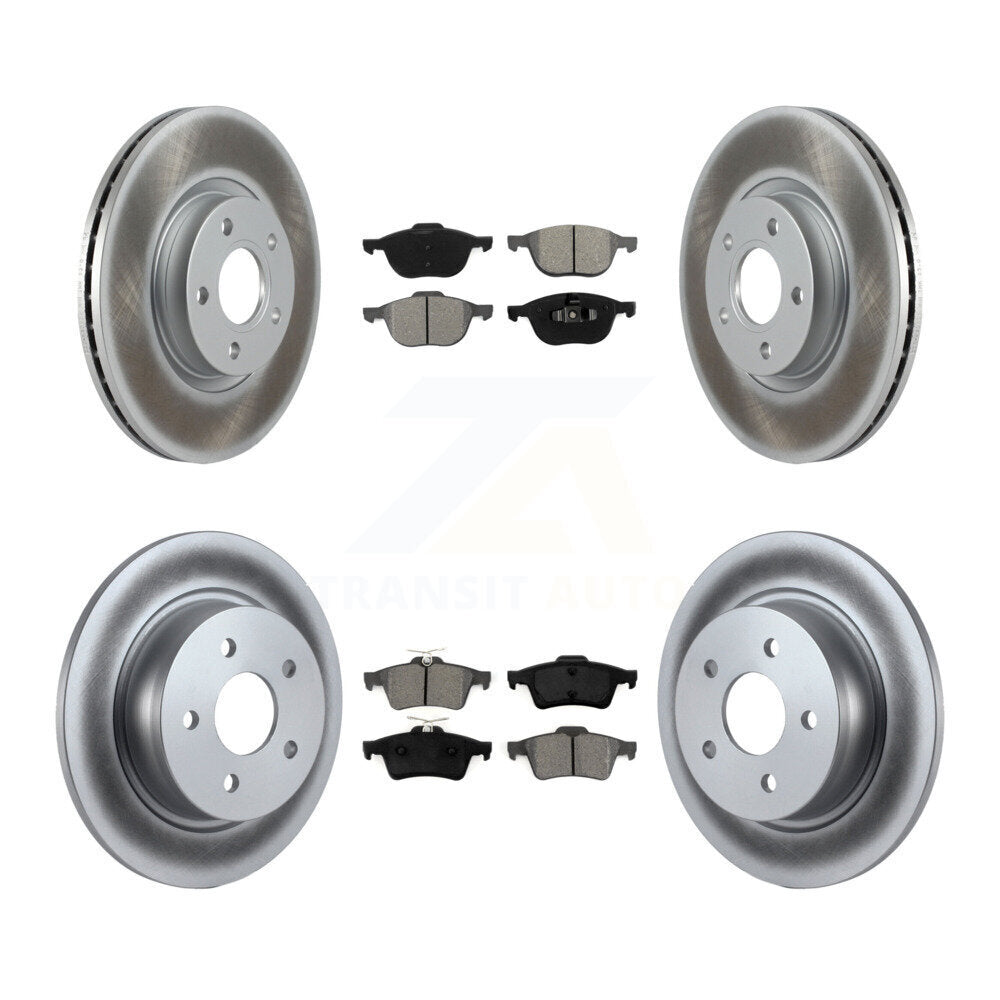 Transit Auto KGS-100991 Disc Brake Kit for 2013-2017 Ford C-Max, Ford Escape - Front and Rear