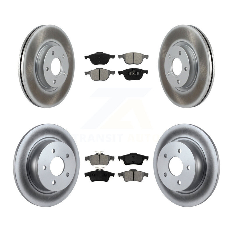 Transit Auto KGS-100991 Disc Brake Kit for 2013-2017 Ford C-Max, Ford Escape - Front and Rear