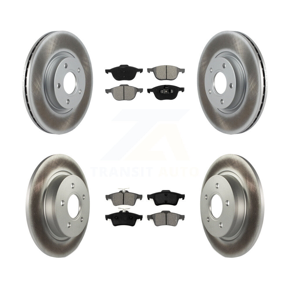 Transit Auto KGS-100993 Disc Brake Kit for 2004-2013 Volvo C30, Volvo C70 and More - Front and Rear
