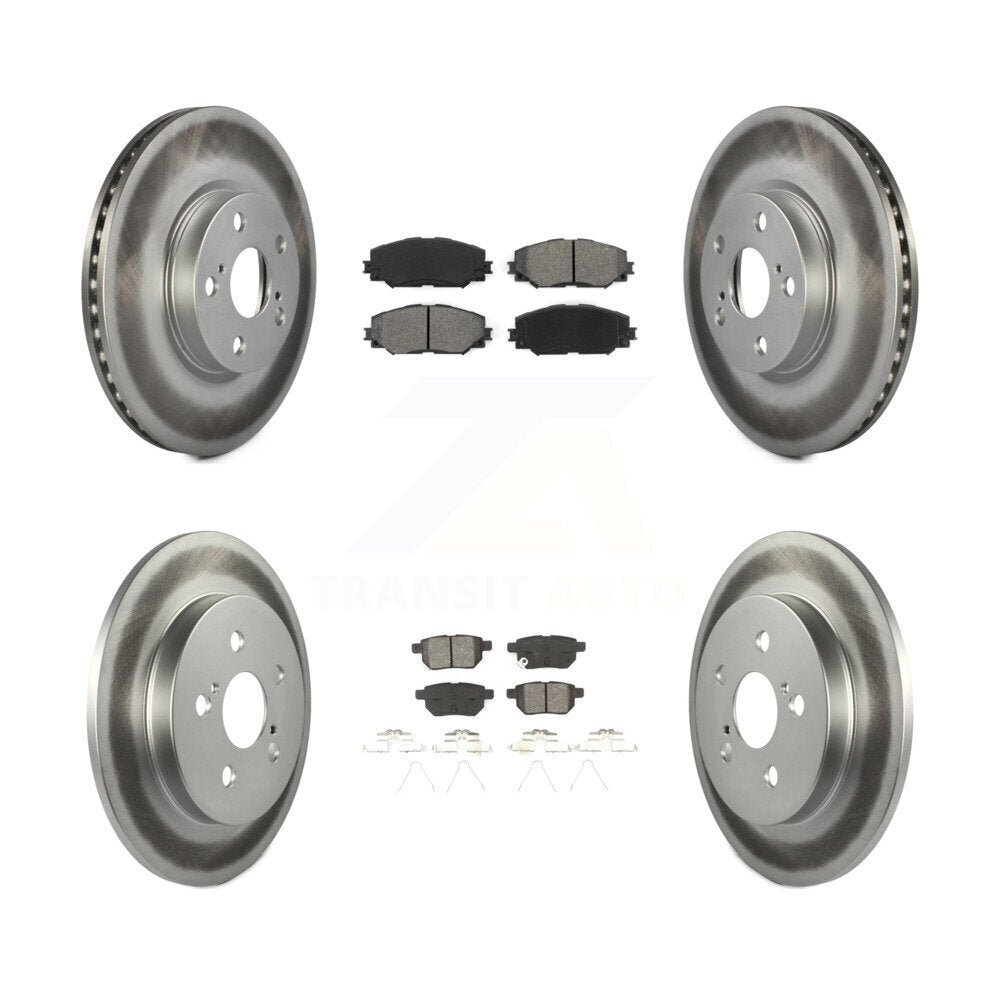 Transit Auto KGS-101001 Disc Brake Kit for 2009-2019 Toyota Corolla, Toyota Matrix, Pontiac Vibe - Front and Rear
