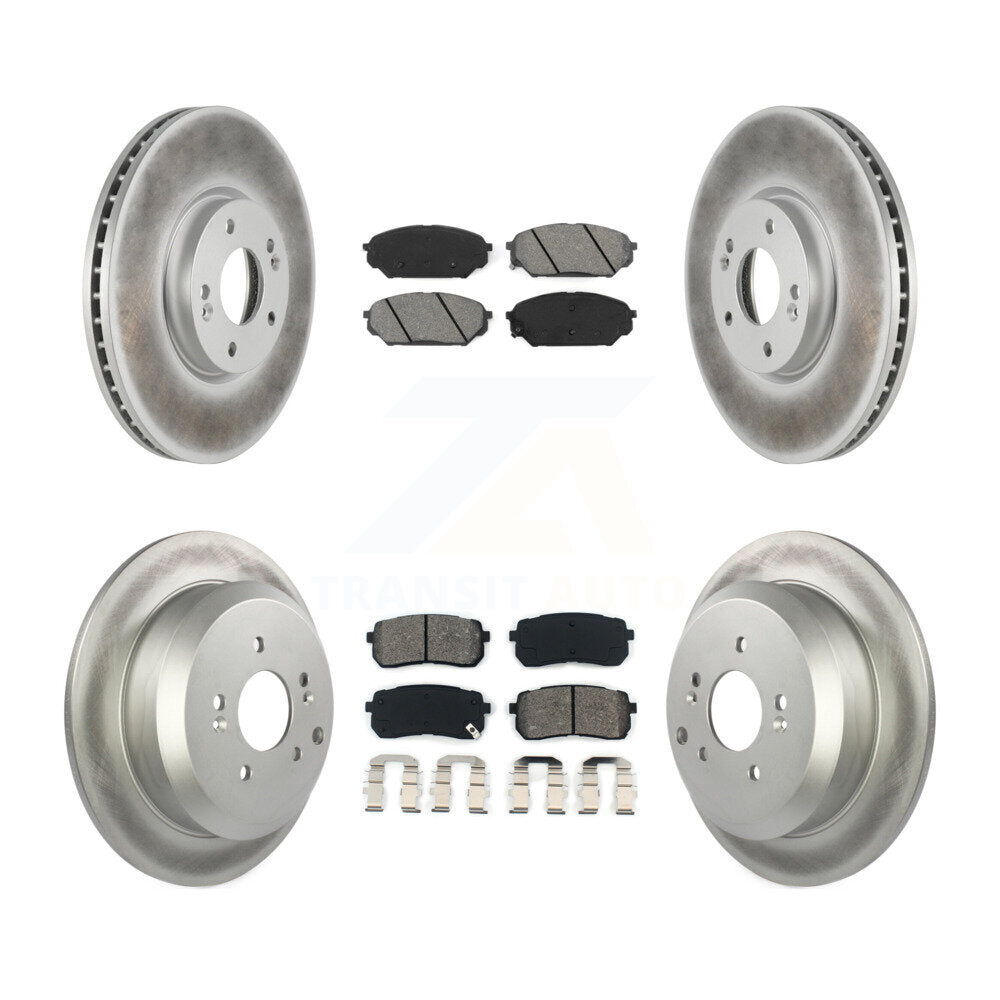 Transit Auto KGS-101005 Disc Brake Kit for 2007-2012 Hyundai Veracruz - Front and Rear