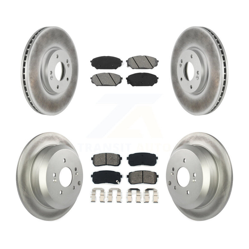 Transit Auto KGS-101005 Disc Brake Kit for 2007-2012 Hyundai Veracruz - Front and Rear
