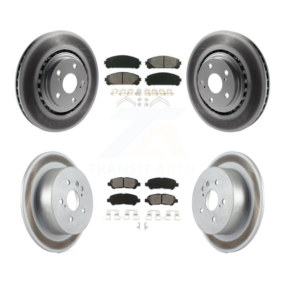 Transit Auto KGS-101006 Disc Brake Kit for 2008-2013 Toyota Highlander - Front and Rear