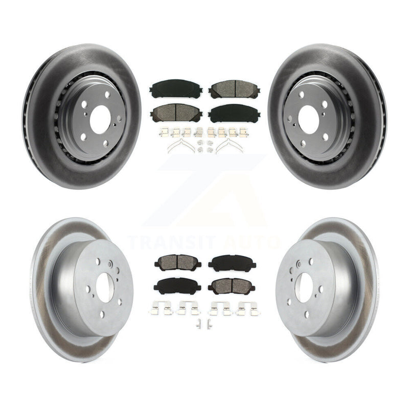 Transit Auto KGS-101006 Disc Brake Kit for 2008-2013 Toyota Highlander - Front and Rear