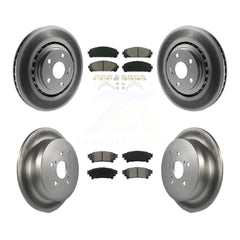 Transit Auto KGS-101008 Disc Brake Kit for 2010-2020 Toyota Highlander, Toyota Sienna and More - Front and Rear