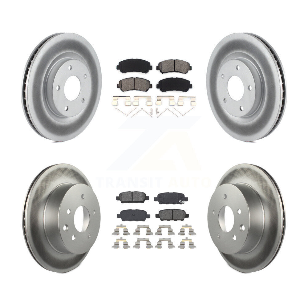 Transit Auto KGS-101009 Disc Brake Kit for 2008-2015 Nissan Rogue Select, Nissan Rogue - Front and Rear