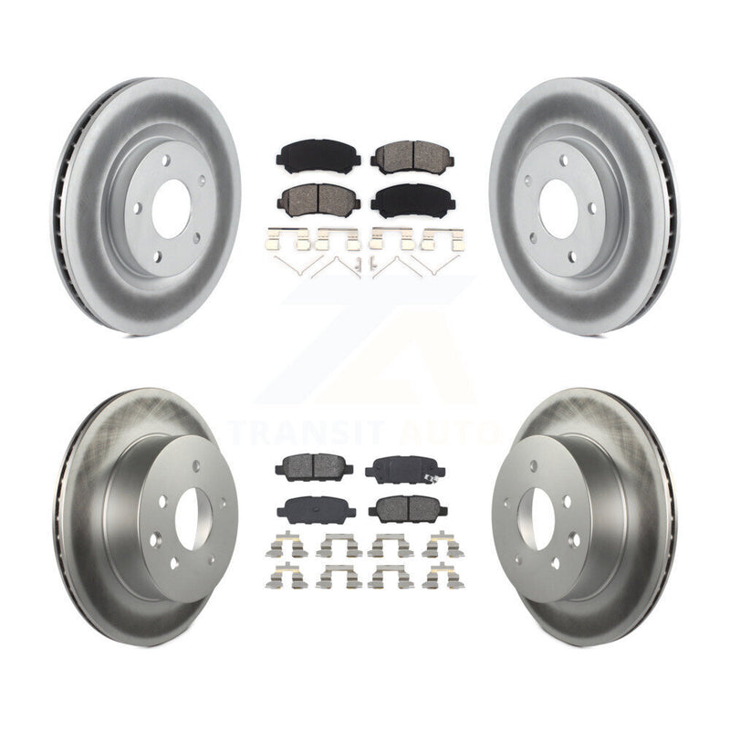 Transit Auto KGS-101009 Disc Brake Kit for 2008-2015 Nissan Rogue Select, Nissan Rogue - Front and Rear