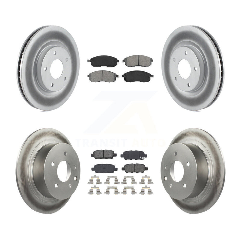Transit Auto KGS-101010 Disc Brake Kit for 2007-2012 Nissan Sentra - Front and Rear