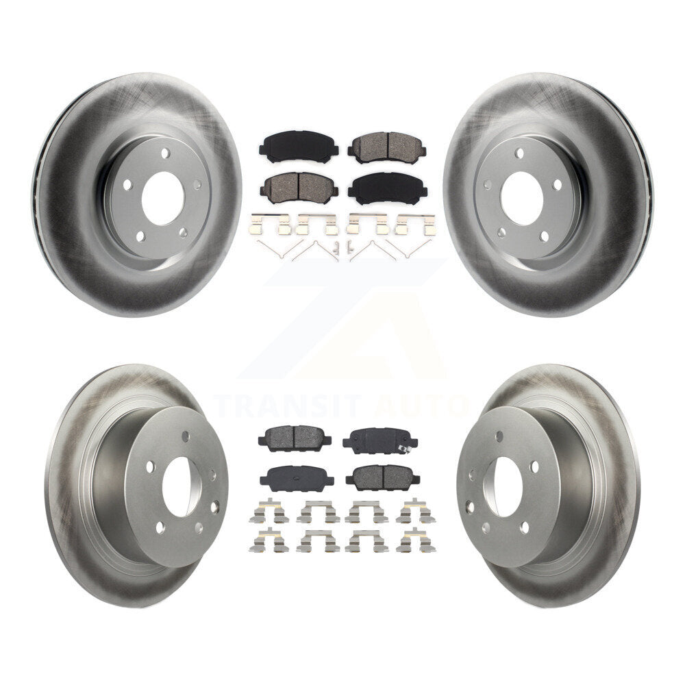 Transit Auto KGS-101011 Disc Brake Kit for 2007-2012 Nissan Sentra - Front and Rear