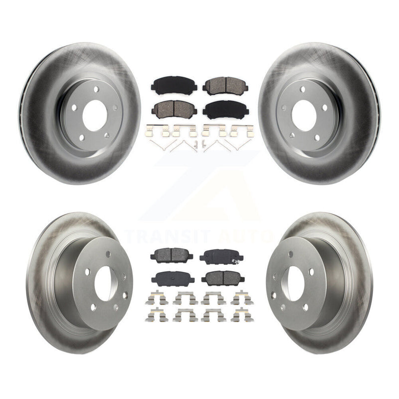 Transit Auto KGS-101011 Disc Brake Kit for 2007-2012 Nissan Sentra - Front and Rear
