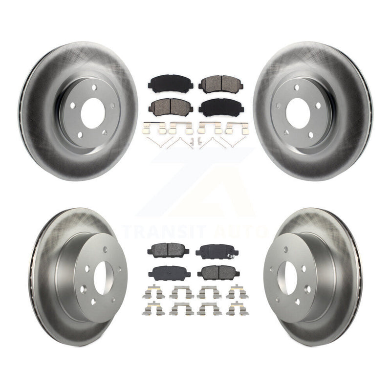 Transit Auto KGS-101012 Disc Brake Kit for 2014-2017 Nissan Juke - Front and Rear