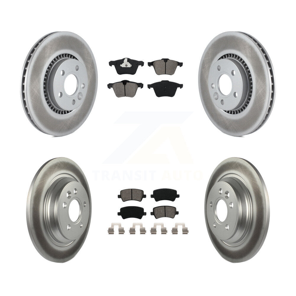 Transit Auto KGS-101013 Disc Brake Kit for 2008-2018 Volvo S60 Cross Country, Volvo V60 Cross Country and More - Front and Rear