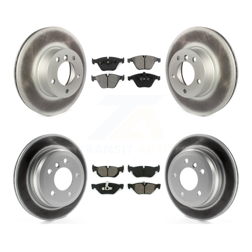 Transit Auto KGS-101019 Disc Brake Kit for 2008-2015 BMW X1, BMW 328i and More - Front and Rear