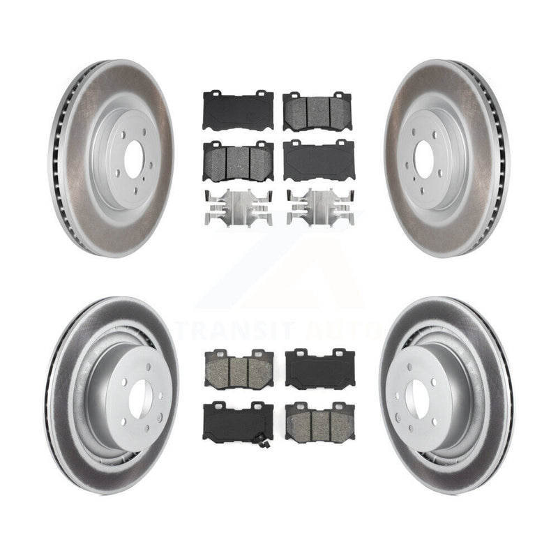 Transit Auto KGS-101022 Disc Brake Kit for 2009-2013 INFINITI G37 - Front and Rear