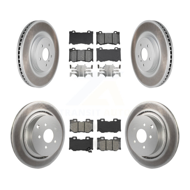 Transit Auto KGS-101023 Disc Brake Kit for 2009-2013 INFINITI FX50 - Front and Rear