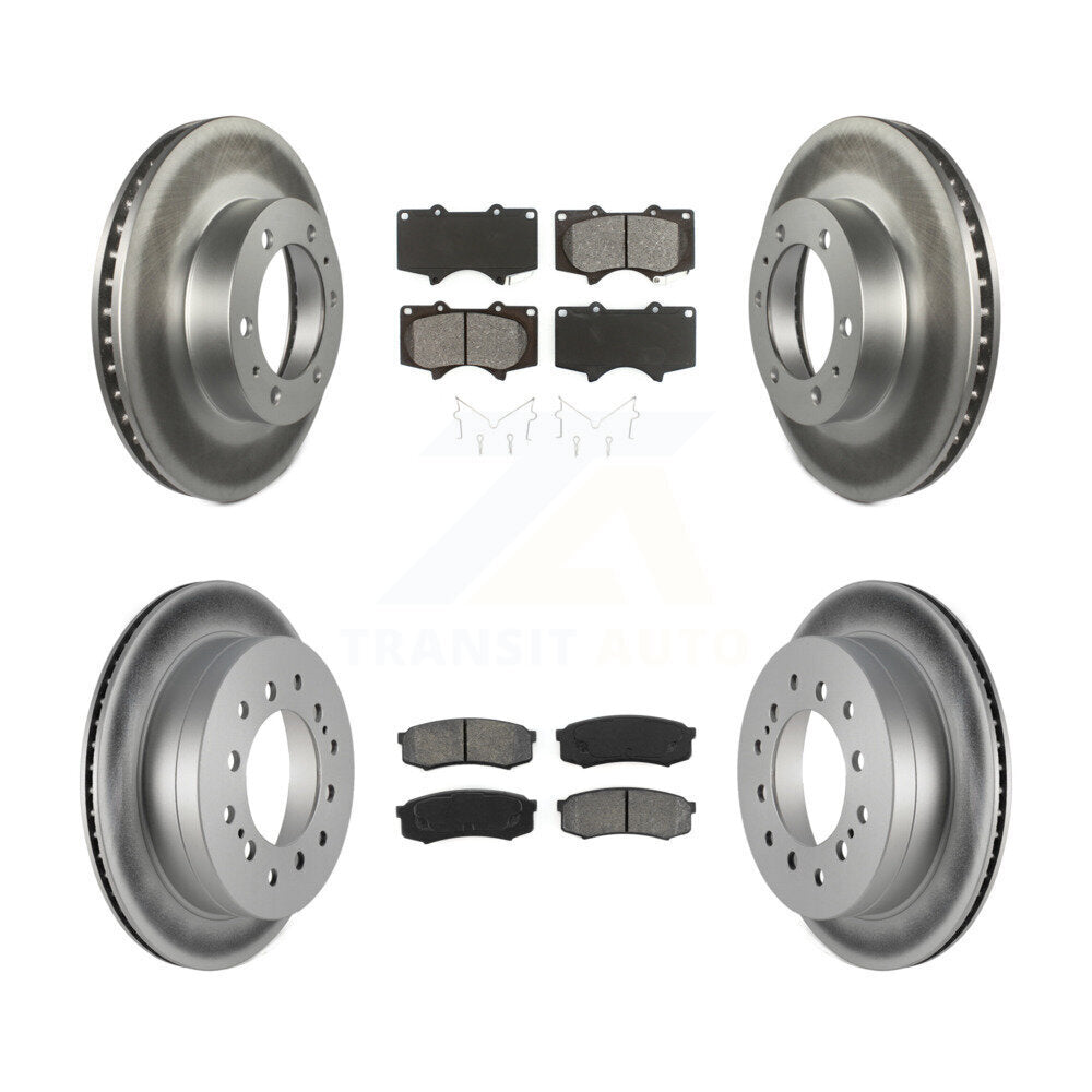 Transit Auto KGS-101027 Disc Brake Kit for 2003-2009 Toyota FJ Cruiser, Toyota 4Runner - Front and Rear