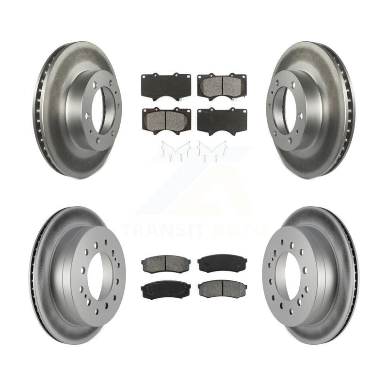 Transit Auto KGS-101027 Disc Brake Kit for 2003-2009 Toyota FJ Cruiser, Toyota 4Runner - Front and Rear