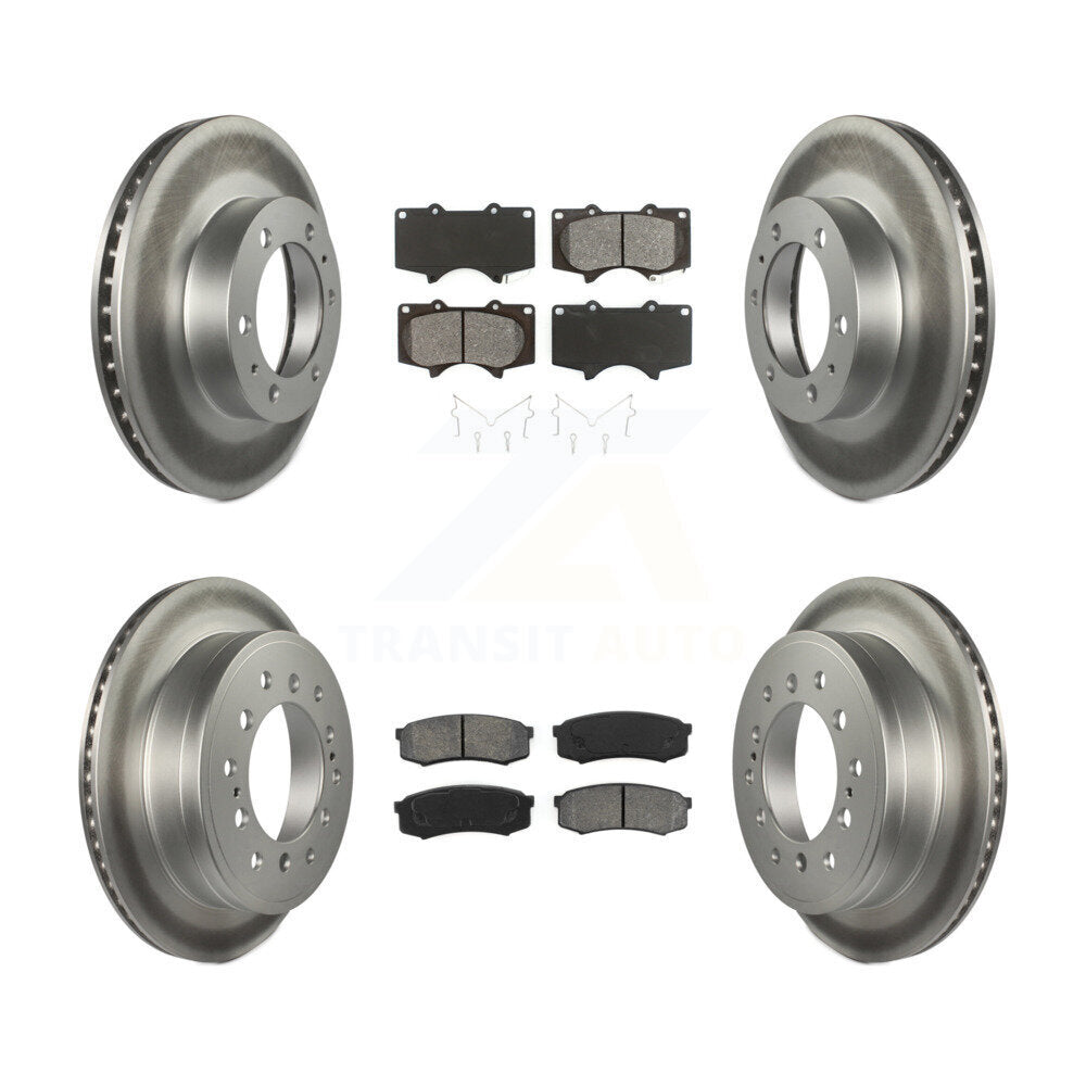 Transit Auto KGS-101028 Disc Brake Kit for 2010-2014 Toyota FJ Cruiser - Front and Rear