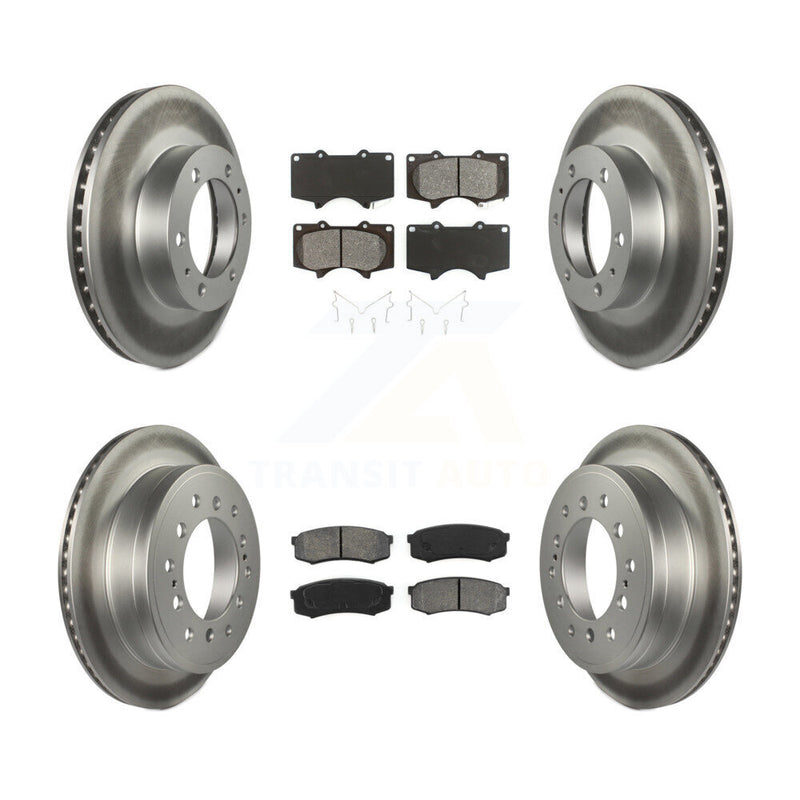 Transit Auto KGS-101028 Disc Brake Kit for 2010-2014 Toyota FJ Cruiser - Front and Rear