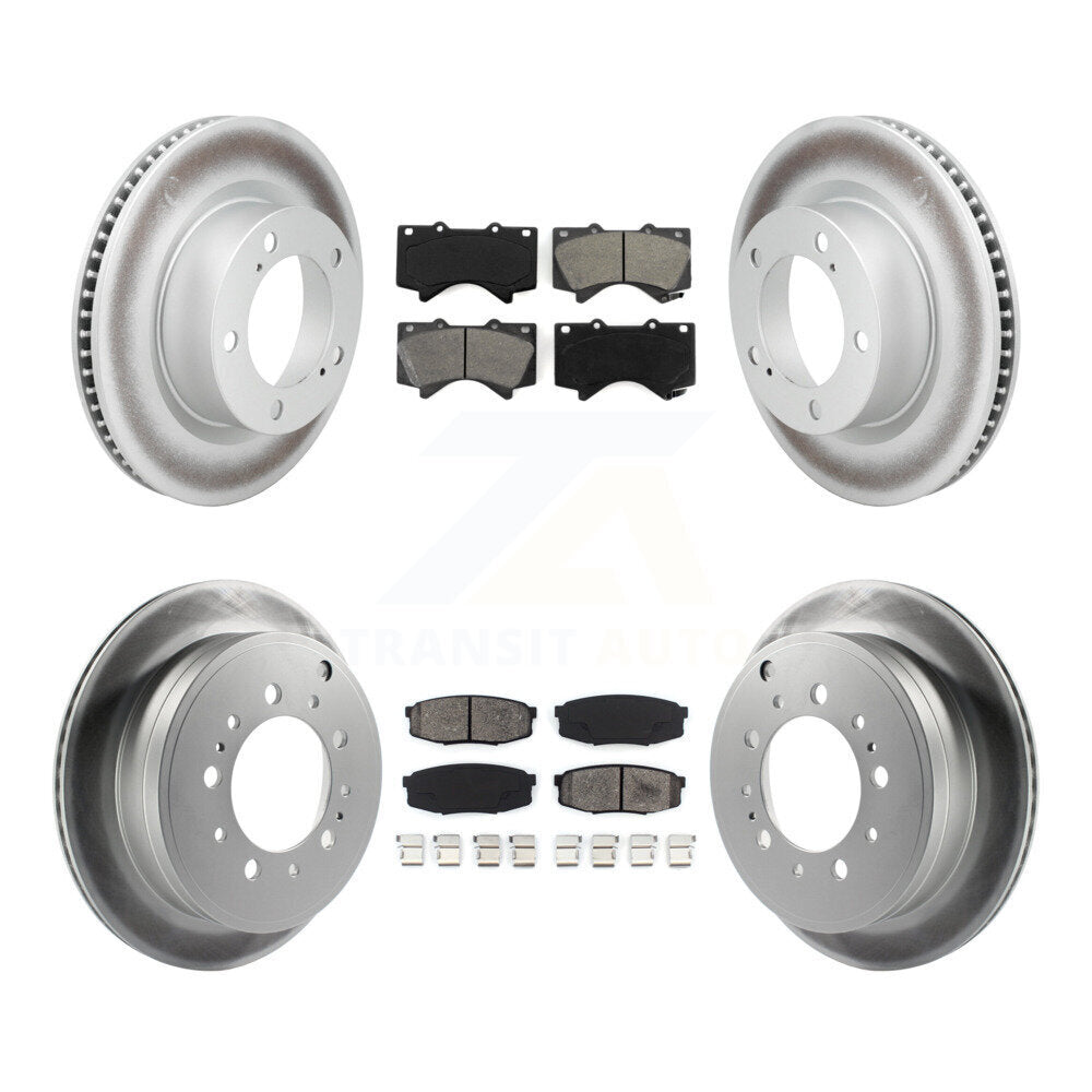 Transit Auto KGS-101029 Disc Brake Kit for 2008-2020 Toyota Land Cruiser, Lexus LX570 - Front and Rear