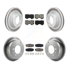 Transit Auto KGS-101029 Disc Brake Kit for 2008-2020 Toyota Land Cruiser, Lexus LX570 - Front and Rear