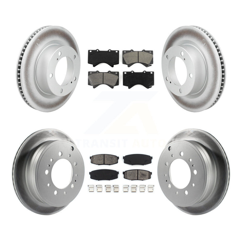 Transit Auto KGS-101029 Disc Brake Kit for 2008-2020 Toyota Land Cruiser, Lexus LX570 - Front and Rear