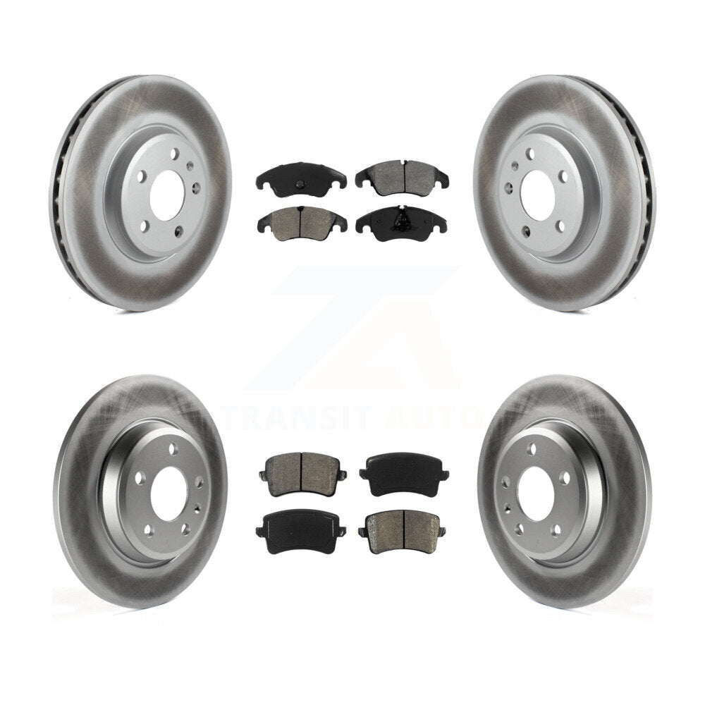 Transit Auto KGS-101032 Disc Brake Kit for 2008-2011 Audi A5, Audi A5 Quattro and More - Front and Rear