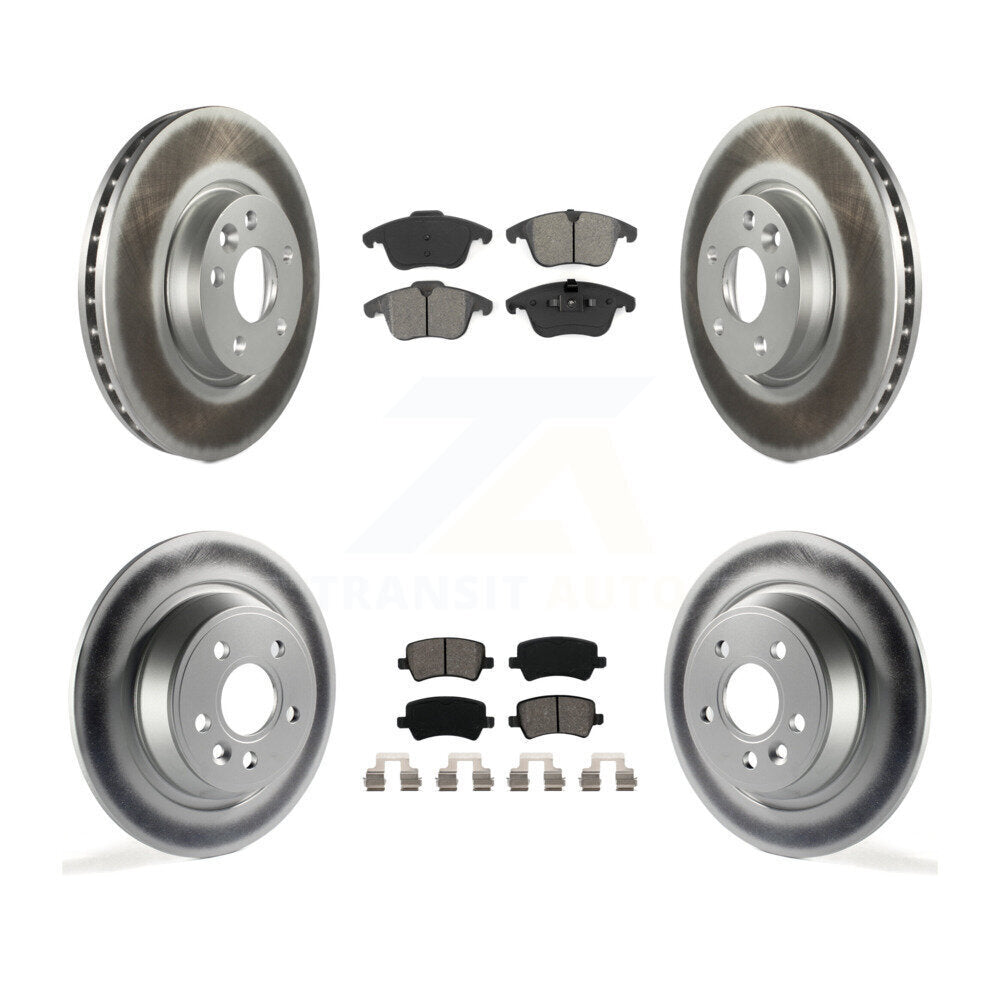 Transit Auto KGS-101037 Disc Brake Kit for 2012-2015 Land Rover Range Rover Evoque - Front and Rear