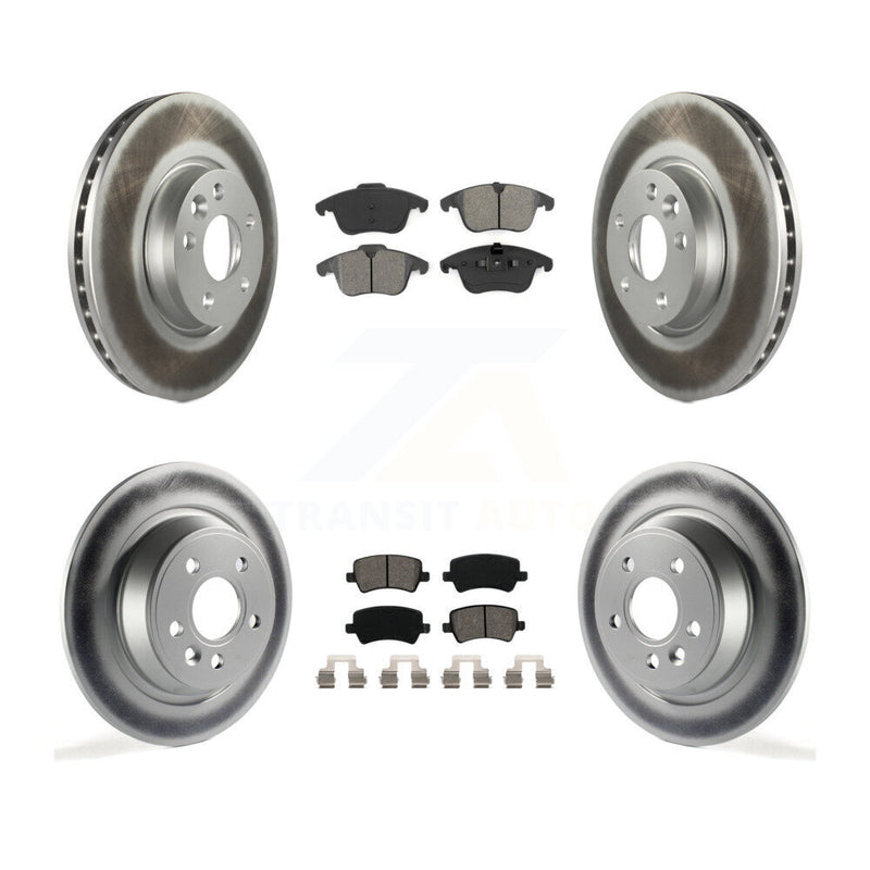 Transit Auto KGS-101037 Disc Brake Kit for 2012-2015 Land Rover Range Rover Evoque - Front and Rear