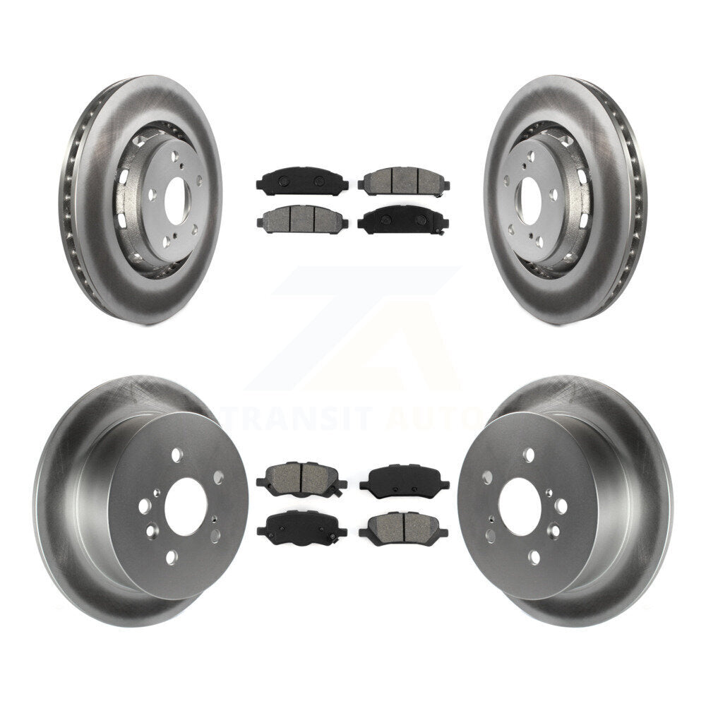 Transit Auto KGS-101038 Disc Brake Kit for 2009-2016 Toyota Venza - Front and Rear