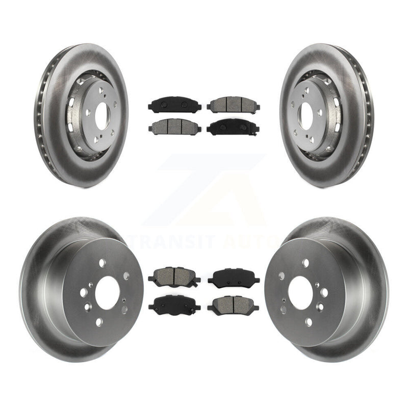 Transit Auto KGS-101038 Disc Brake Kit for 2009-2016 Toyota Venza - Front and Rear