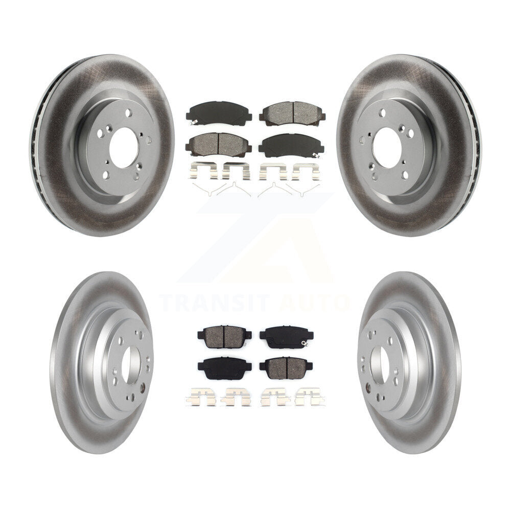 Transit Auto KGS-101040 Disc Brake Kit for 2009-2014 Acura TL - Front and Rear