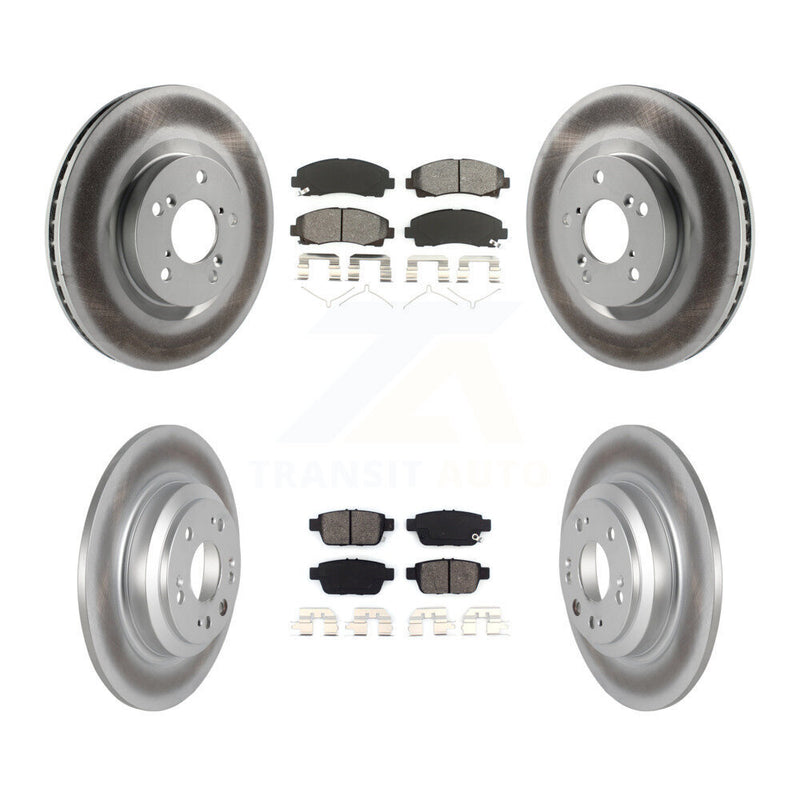 Transit Auto KGS-101040 Disc Brake Kit for 2009-2014 Acura TL - Front and Rear