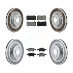 Transit Auto KGS-101041 Disc Brake Kit for 2007-2014 Mercedes-Benz S350, Mercedes-Benz S550 and More - Front and Rear